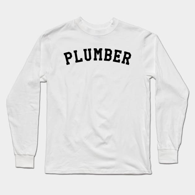 Plumber Long Sleeve T-Shirt by KC Happy Shop